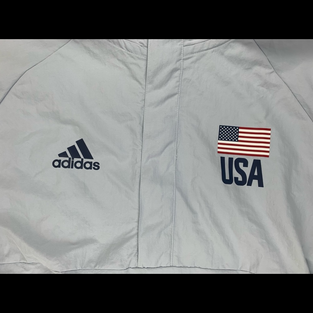 NWT Adidas USA Olympic Anorak Jacket Small (S) USAV FK1043 - Picture 4 of 11